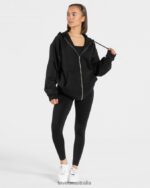 Clothing TEVEO Statement Oversized Jacket Black Women 2HL08D31 - Image 3