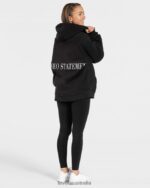 Clothing TEVEO Statement Oversized Jacket Black Women 2HL08D31 - Image 5