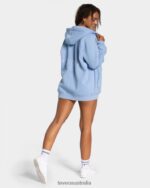 Clothing TEVEO Statement Oversized Jacket Blue Women 2HL08D20 - Image 5