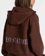 Clothing TEVEO Statement Oversized Jacket Coffee Women 2HL08D25 - Image 4