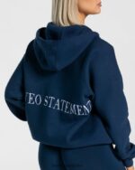 Clothing TEVEO Statement Oversized Jacket Dark blue Women 2HL08D21 - Image 4