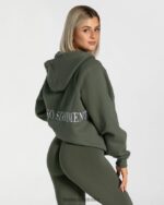 Clothing TEVEO Statement Oversized Jacket Khaki Women 2HL08D26 - Image 2