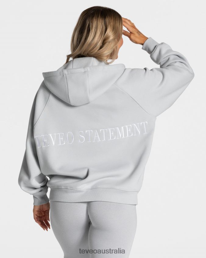 Clothing TEVEO Statement Oversized Jacket Light gray Women 2HL08D24 - Image 2