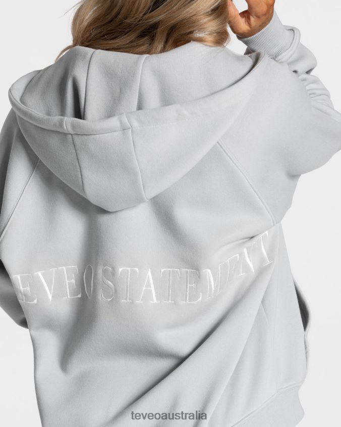 Clothing TEVEO Statement Oversized Jacket Light gray Women 2HL08D24 - Image 4