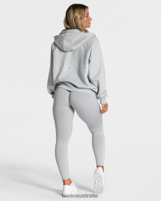 Clothing TEVEO Statement Oversized Jacket Light gray Women 2HL08D24 - Image 5