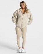 Clothing TEVEO Statement Oversized Jacket Sand Women 2HL08D30 - Image 4