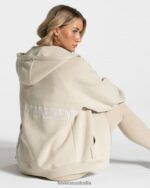 Clothing TEVEO Statement Oversized Jacket Sand Women 2HL08D30 - Image 5