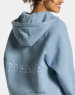 Clothing TEVEO Statement Oversized Jacket Steel blue Women 2HL08D32 - Image 4