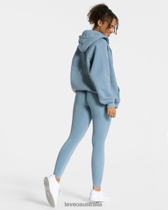Clothing TEVEO Statement Oversized Jacket Steel blue Women 2HL08D32 - Image 5