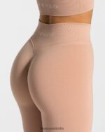 Clothing TEVEO Statement Scrunch Leggings Dusty Pink Women 2HL08D102 - Image 4