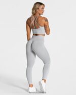 Clothing TEVEO Statement Scrunch Leggings Light gray Women 2HL08D111 - Image 5