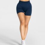 Clothing TEVEO Statement Scrunch Short Dark Blue Women 2HL08D231