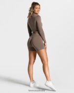 Clothing TEVEO Statement Scrunch Short Mocha Women 2HL08D238 - Image 5