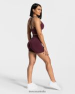 Clothing TEVEO Statement Scrunch Short Plum Women 2HL08D239 - Image 5