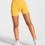 Clothing TEVEO Statement Scrunch Short Yellow Women 2HL08D233
