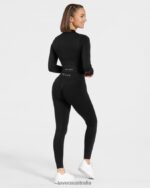 Clothing TEVEO Statement Zip Jacket Black Women 2HL08D176 - Image 5