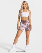 Clothing TEVEO Tie Dye Scrunch Short Earth Women 2HL08D183 - Image 5