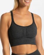 Clothing TEVEO Timeless Scrunch Bh Dark gray Women 2HL08D332 - Image 4