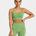 Clothing TEVEO Timeless Scrunch Bh Olive Women 2HL08D338