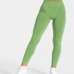 Clothing TEVEO Timeless Scrunch Leggings Olive Women 2HL08D92