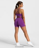 Clothing TEVEO Timeless Scrunch Short Purple Women 2HL08D227 - Image 5