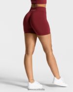 Clothing TEVEO Timeless Scrunch Short Wine red Women 2HL08D228 - Image 2