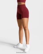 Clothing TEVEO Timeless Scrunch Short Wine red Women 2HL08D228