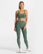Clothing TEVEO True Leggings Dark green Women 2HL08D132 - Image 3