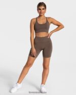 Clothing TEVEO True Short Brown Women 2HL08D247 - Image 3