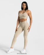 Clothing TEVEO V-shape bra Sand Women 2HL08D362 - Image 3