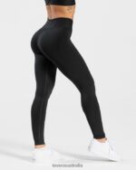 Clothing TEVEO V-Shape Leggings Black Women 2HL08D108 - Image 2