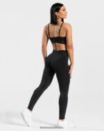 Clothing TEVEO V-Shape Leggings Black Women 2HL08D108 - Image 5