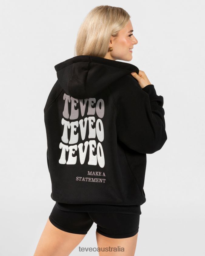 Clothing TEVEO Candy Oversized Jacket Black Women 2HL08D12