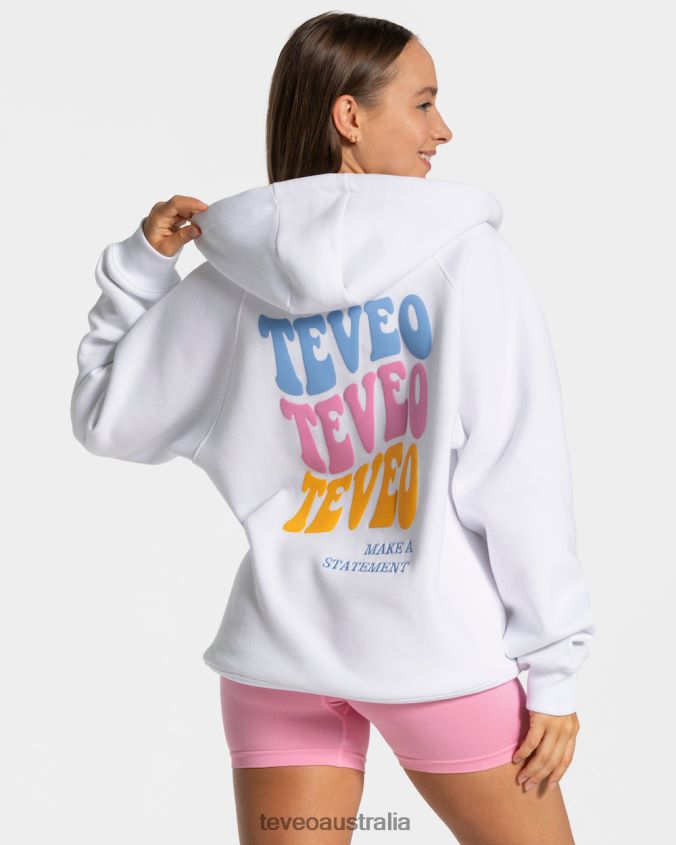 Clothing TEVEO Candy Oversized Jacket White Women 2HL08D18