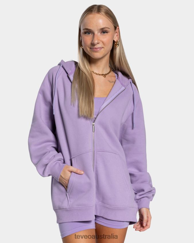 Clothing TEVEO Statement Oversized Jacket Lilac Women 2HL08D22