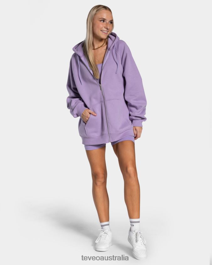 Clothing TEVEO Statement Oversized Jacket Lilac Women 2HL08D22