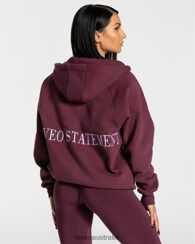 Clothing TEVEO Statement Oversized Jacket Plum Women 2HL08D28