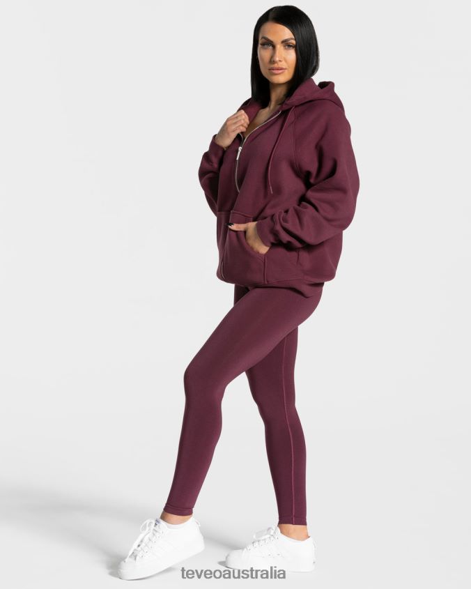 Clothing TEVEO Statement Oversized Jacket Plum Women 2HL08D28