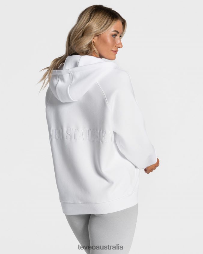 Clothing TEVEO Statement Oversized Jacket White Women 2HL08D33