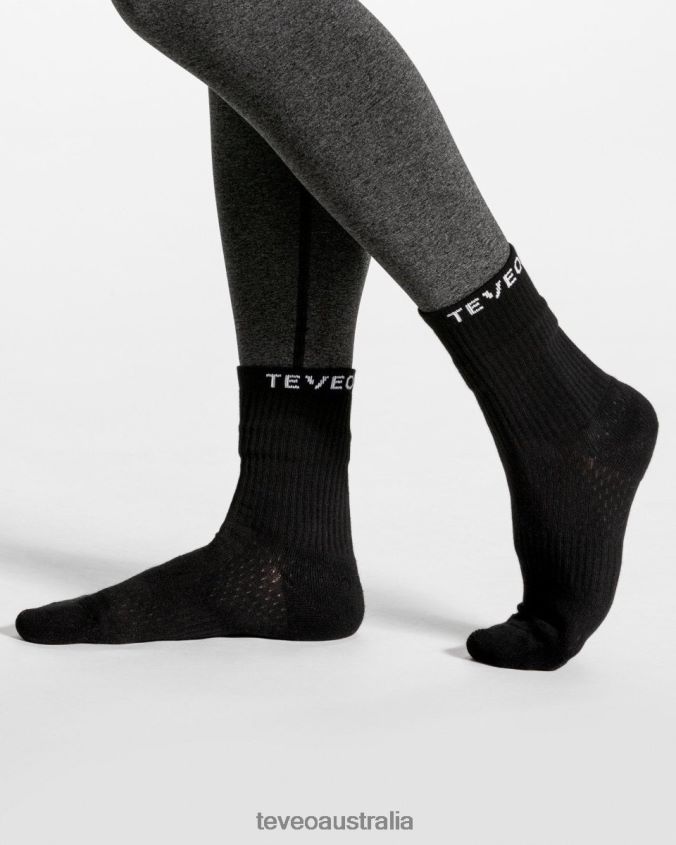 Clothing TEVEO Air Socks (2pcs) Black Women 2HL08D270