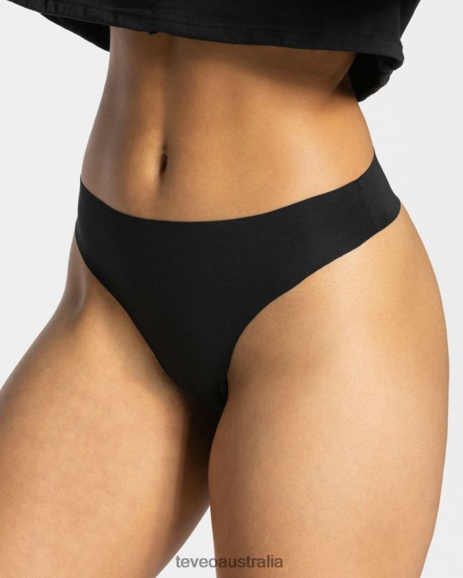 Clothing TEVEO Seamless thong (2pcs) Black Women 2HL08D265