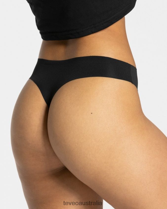 Clothing TEVEO Seamless thong (2pcs) Black Women 2HL08D265