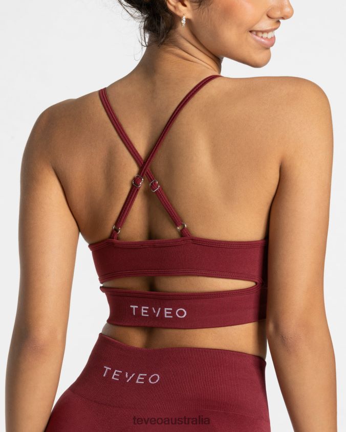 Clothing TEVEO Elevate Bh Wine red Women 2HL08D288