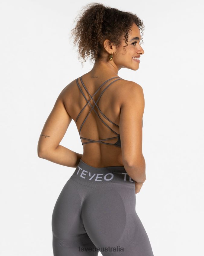 Clothing TEVEO Everyday Backless Graphite top Women 2HL08D425