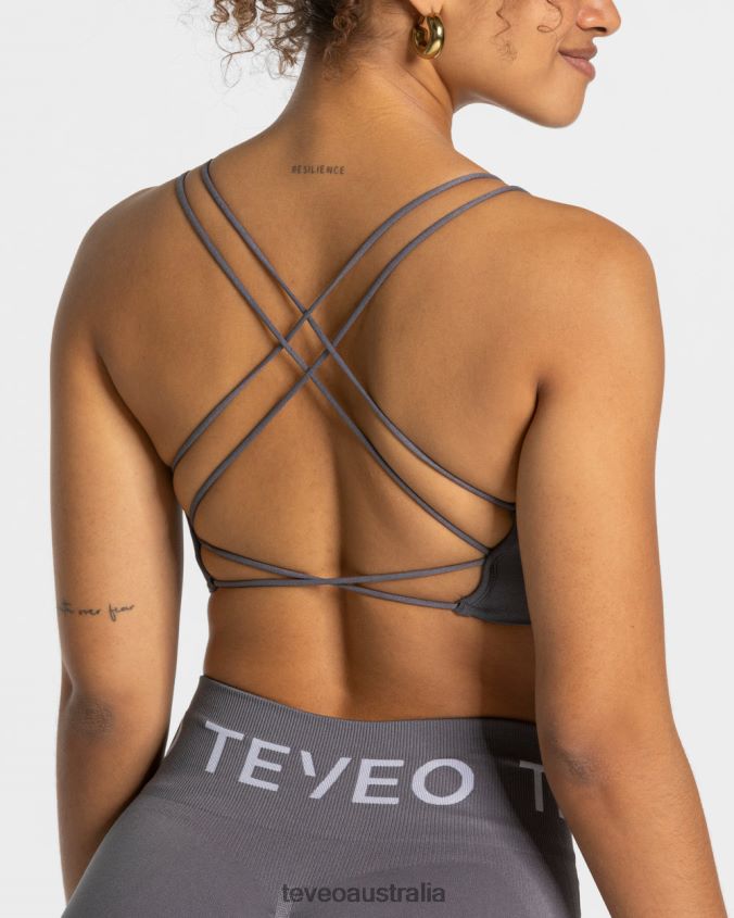 Clothing TEVEO Everyday Backless Graphite top Women 2HL08D425