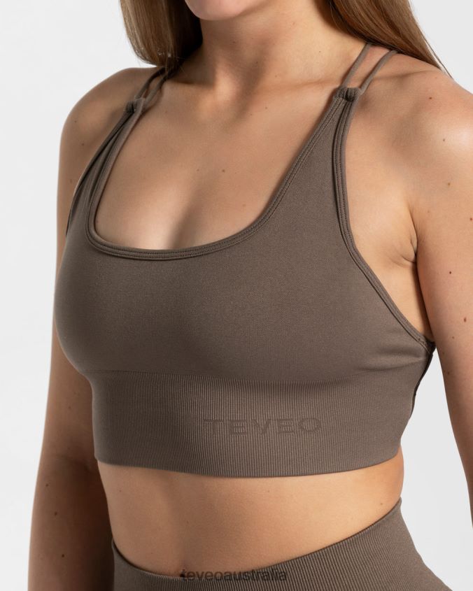 Clothing TEVEO Everyday Backless Taupe top Women 2HL08D429