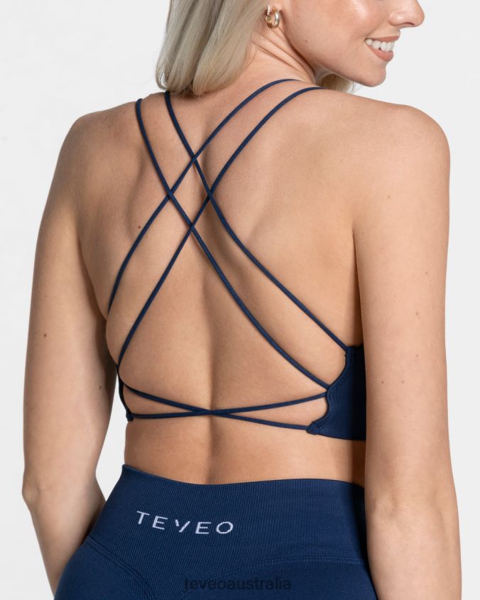 Clothing TEVEO Everyday Backless Top Dark blue Women 2HL08D422