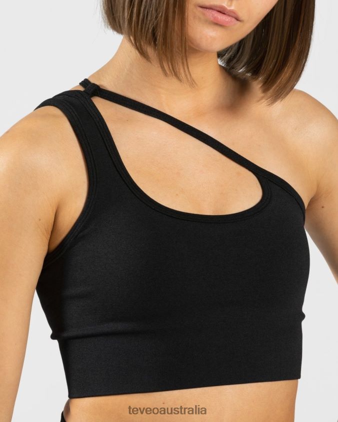 Clothing TEVEO Sassy One Shoulder Bh Black Women 2HL08D377