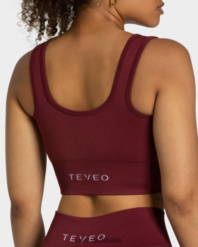 Clothing TEVEO Sensation Bra Wine Red Women 2HL08D395