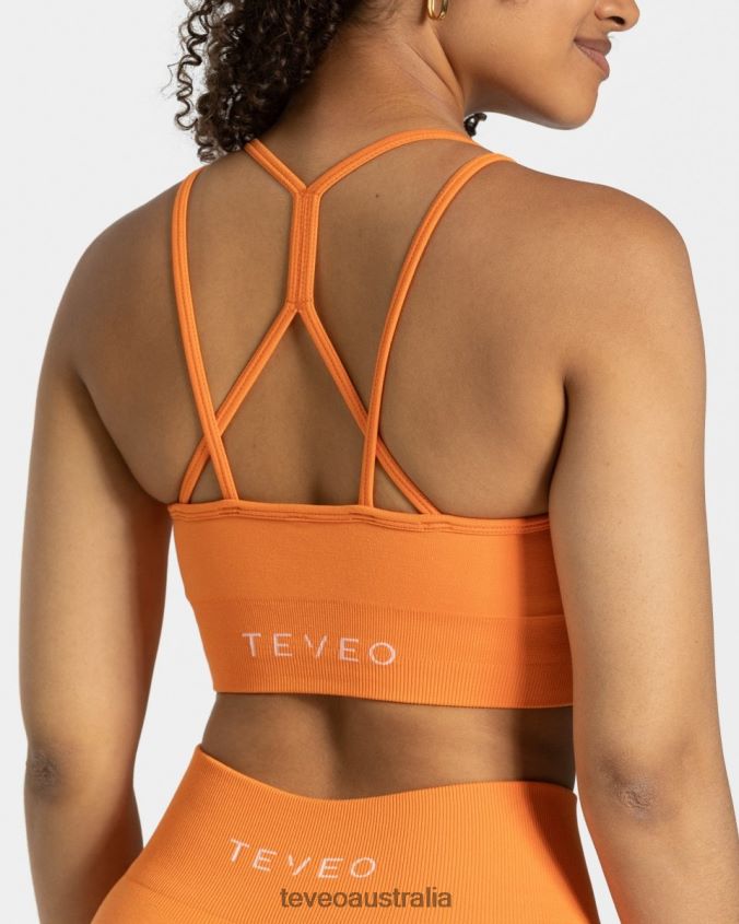 Clothing TEVEO Timeless Scrunch Bh Orange Women 2HL08D339